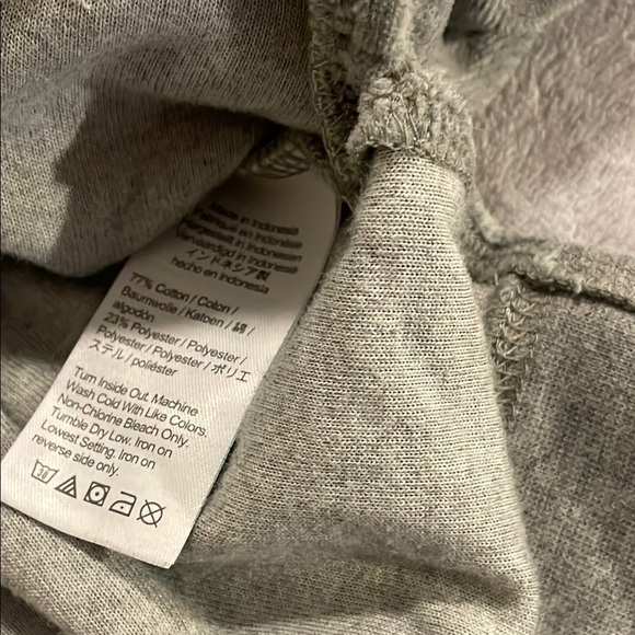 J. Crew Gray Crewneck Velour Sweatshirt - Picture 6 of 8